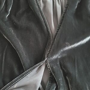 Madewell emerald green velvet top